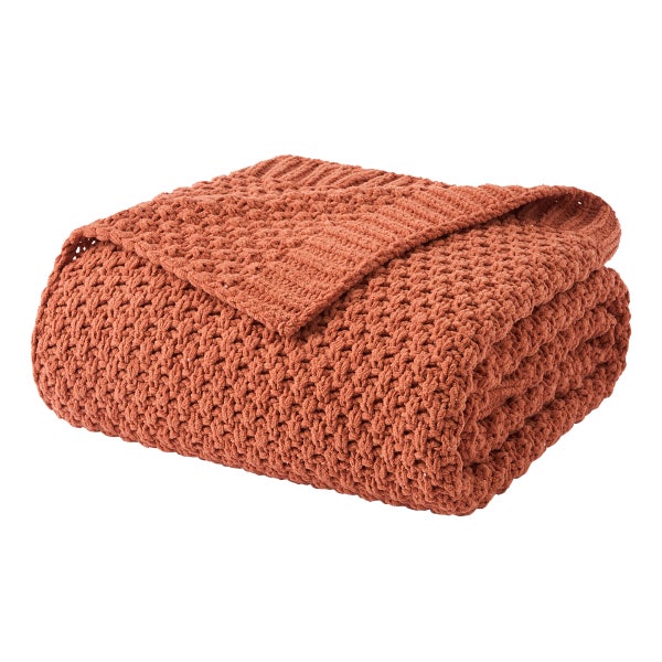 Evergrace Chenille Knit Throw