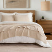 Cotton Ribbed Quilted Coverlet Set