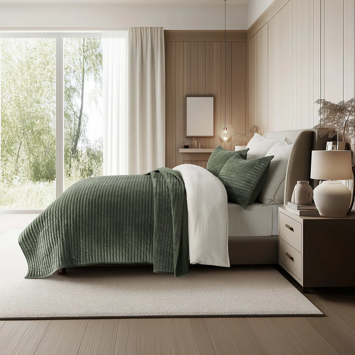 Evergrace Pearlvelvet Channel Quilt Set