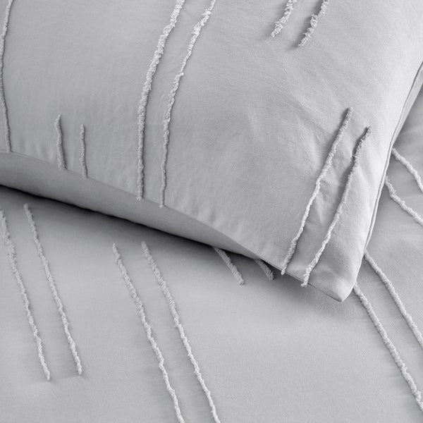 Evergrance  Scandi Abstract Clipped Microfiber Comforter Set