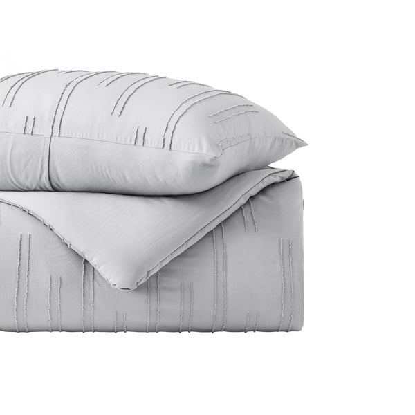 Evergrance  Scandi Abstract Clipped Microfiber Comforter Set