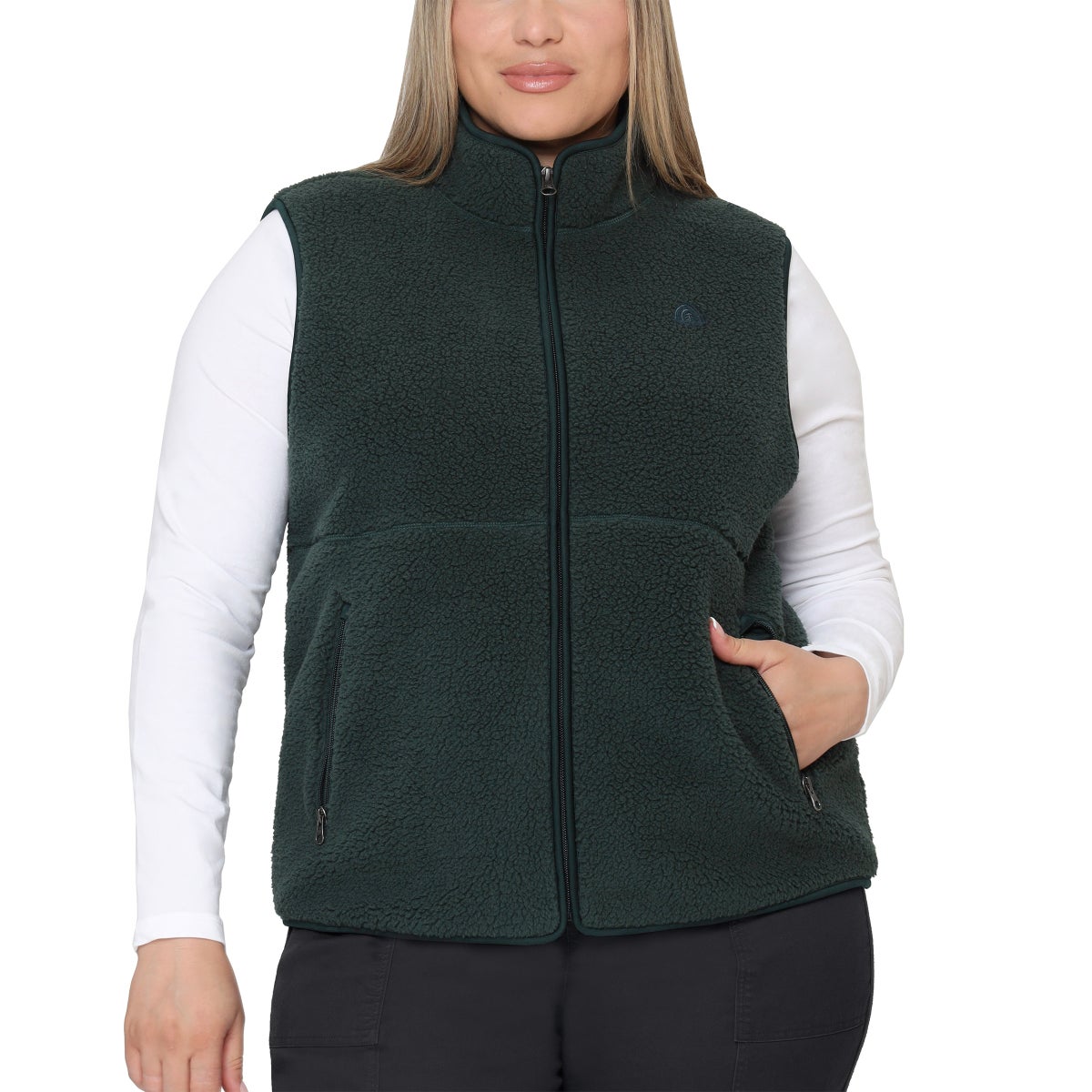 Sierra Designs Women’s Full Zip Sherpa Vest