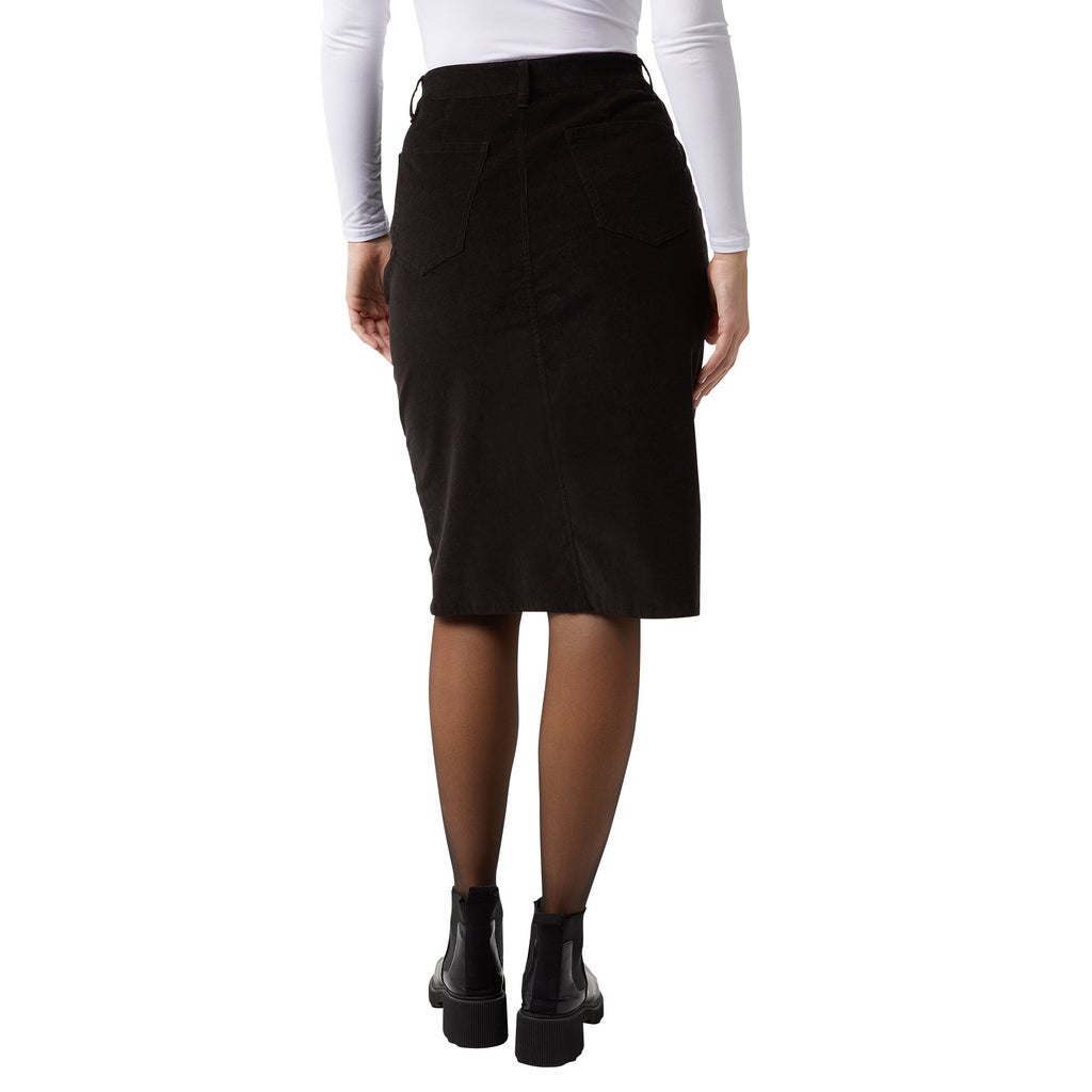 32 Degrees Women's Corduroy Midi Skirt