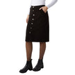 32 Degrees Women's Corduroy Midi Skirt