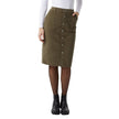 32 Degrees Women's Corduroy Midi Skirt - Green
