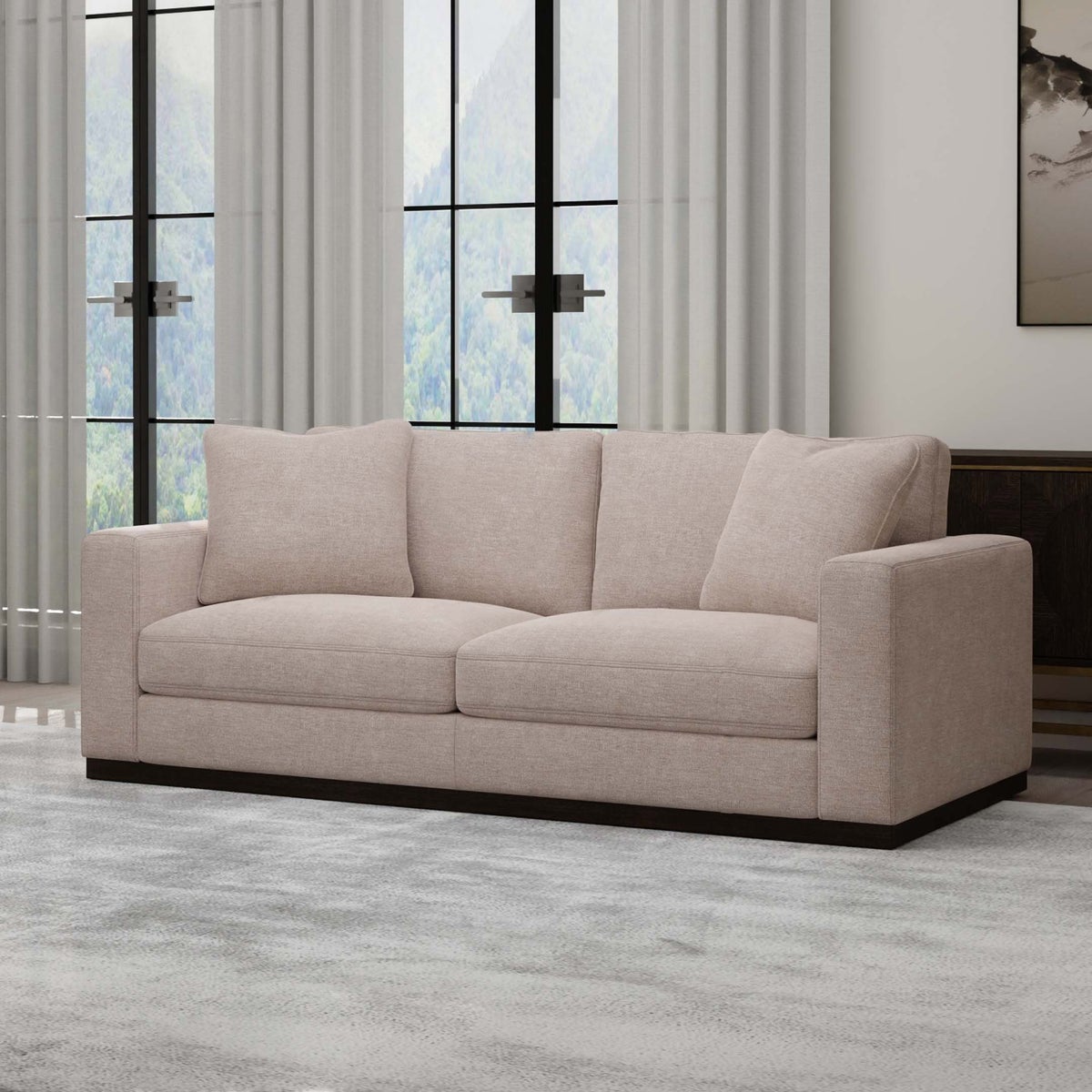 Nice Link Home Comfort Cove Fabric Sofa