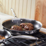 HENCKELS Paradigm Hybrid Ceramic Non-stick Tri-ply Clad Skillet Set, 3-pieces