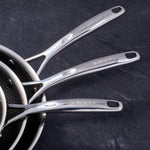 HENCKELS Paradigm Hybrid Ceramic Non-stick Tri-ply Clad Skillet Set, 3-pieces