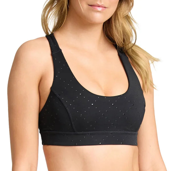 Aurum Women’s Silicon Bead Racer Back Sports Bra