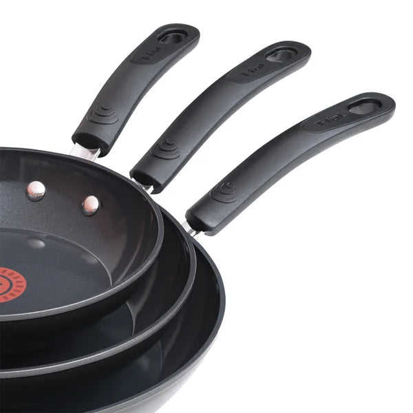 T-fal Ceramic Non-Stick Skillet Set, 3-piece
