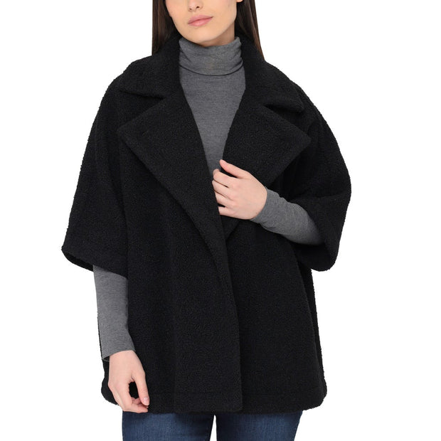 Nicole Miller Original Women’s Boucle Cape - Black
