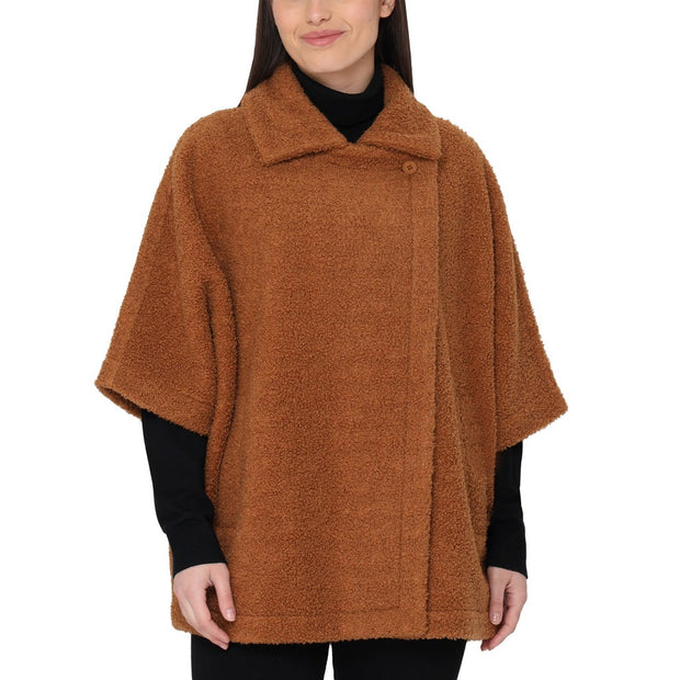 Nicole Miller Original Women’s Boucle Cape - Tan