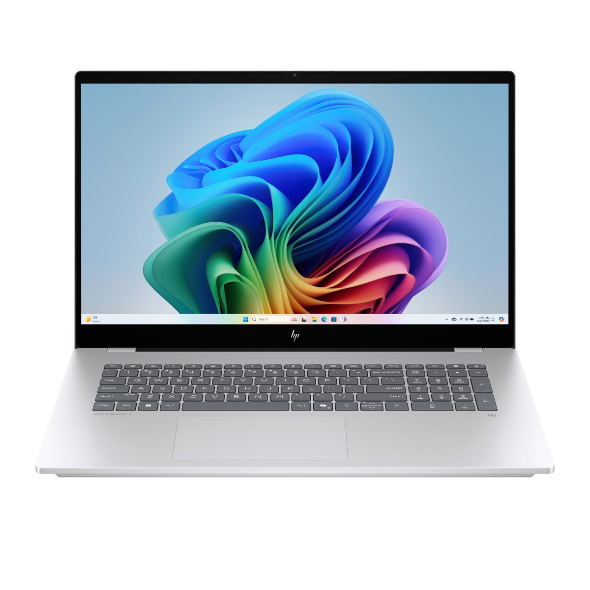 HP Omnibook 7 Copilot+ PC 17.3-in. Touchscreen Laptop, Intel Core Ultra 7 258V, 32 GB RAM, 1 TB SSD, Intel Arc