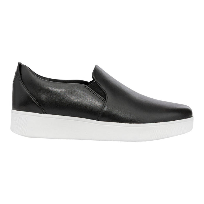 FitFlop Women's Rally Leather Slip-On Skate Sneakers