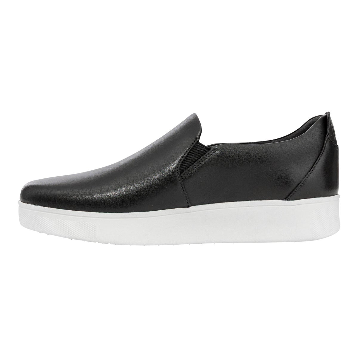 FitFlop Women's Rally Leather Slip-On Skate Sneakers