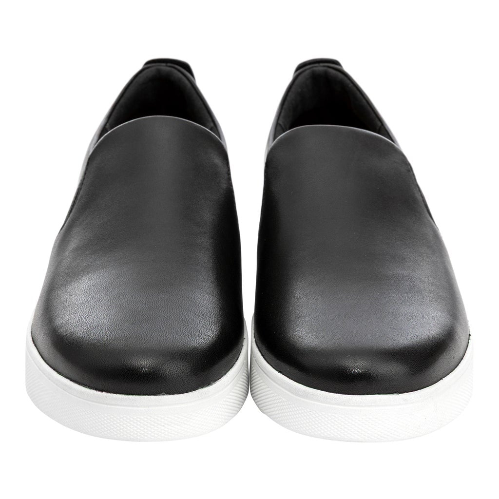 FitFlop Women's Rally Leather Slip-On Skate Sneakers