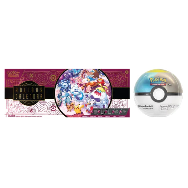 Pokemon Holiday Calendar + Moon Ball