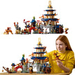 LEGO NINJAGO Tournament Temple City 71814 with Bonus LEGO Minecraft The Wolf Stronghold Fortress Playset Video Game Toy 21261