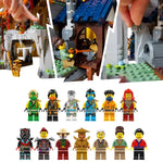 LEGO NINJAGO Tournament Temple City 71814 with Bonus LEGO Minecraft The Wolf Stronghold Fortress Playset Video Game Toy 21261
