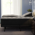 GhostBed Luxe II 35.6 cm (14 in.) Gel Memory Foam Mattress with Adjustable Base