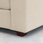 Dellamore 5-piece Fabric Sectional with Storage Ottoman