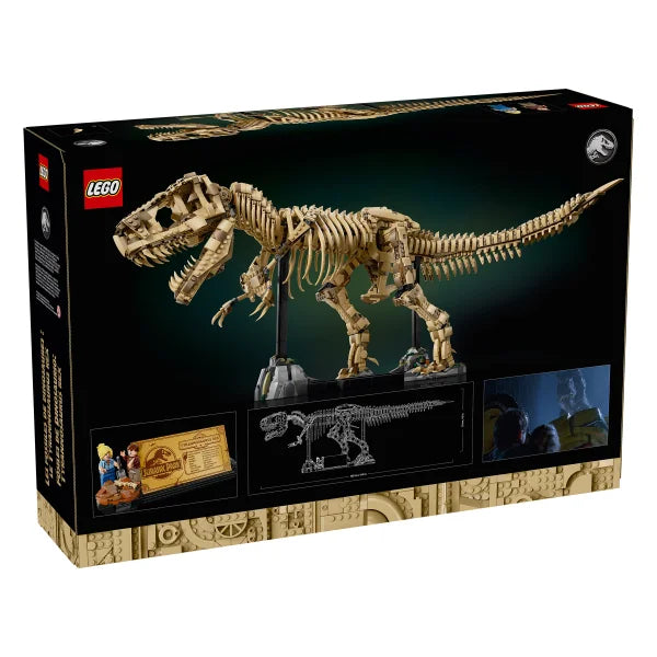 LEGO Jurassic World Dinosaur Fossils: Tyrannosaurus Rex 76968 with Bonus LEGO Jurassic World Dinosaur Fossils Triceratops Skull Building Toy 76969