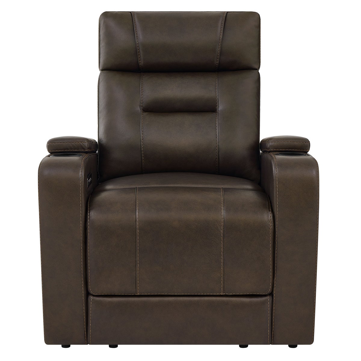 Barcalounger Top-grain Leather Zero Gravity Home Theater Power Recliner