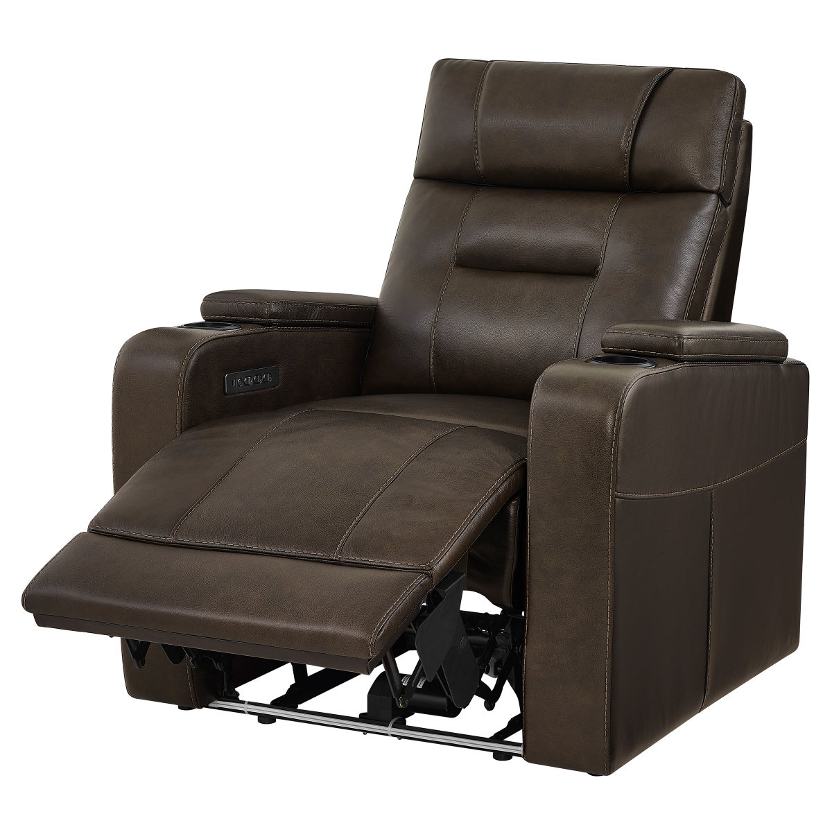 Barcalounger Top-grain Leather Zero Gravity Home Theater Power Recliner