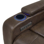 Barcalounger Top-grain Leather Zero Gravity Home Theater Power Recliner