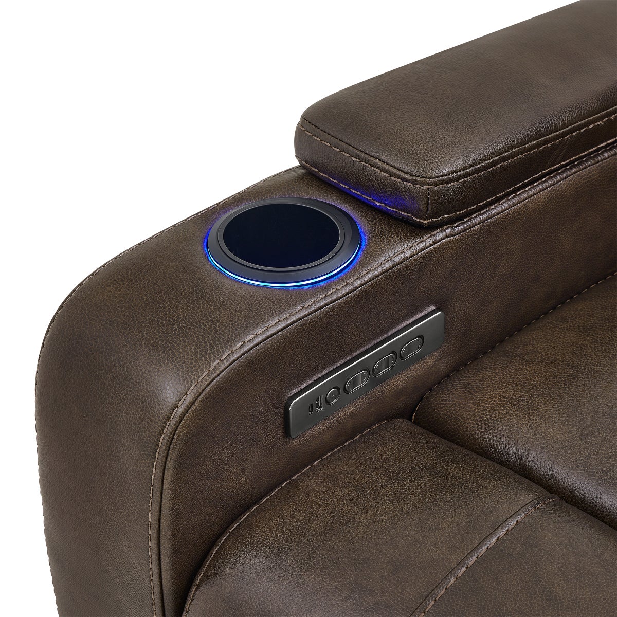 Barcalounger Top-grain Leather Zero Gravity Home Theater Power Recliner