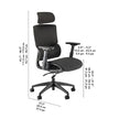 Align High Back Ergonomic Mesh Office Chair, Black