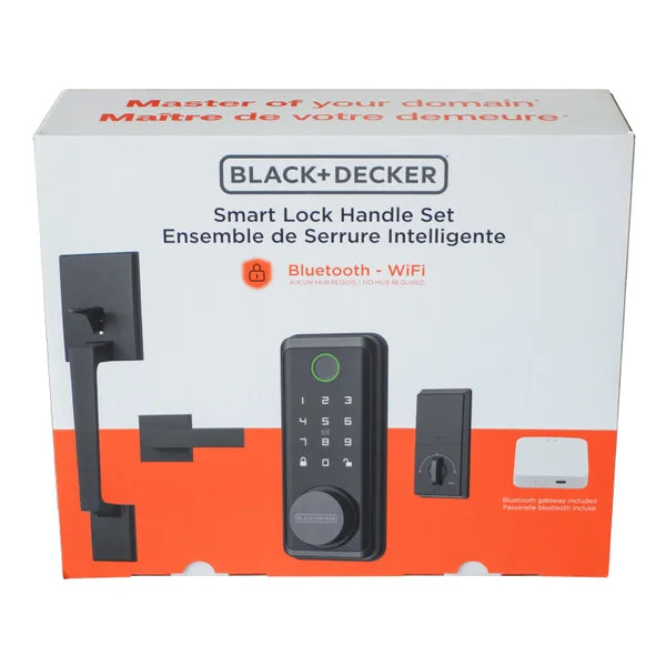 BLACK+DECKER Smart Entrance Door Lock and Handle Set