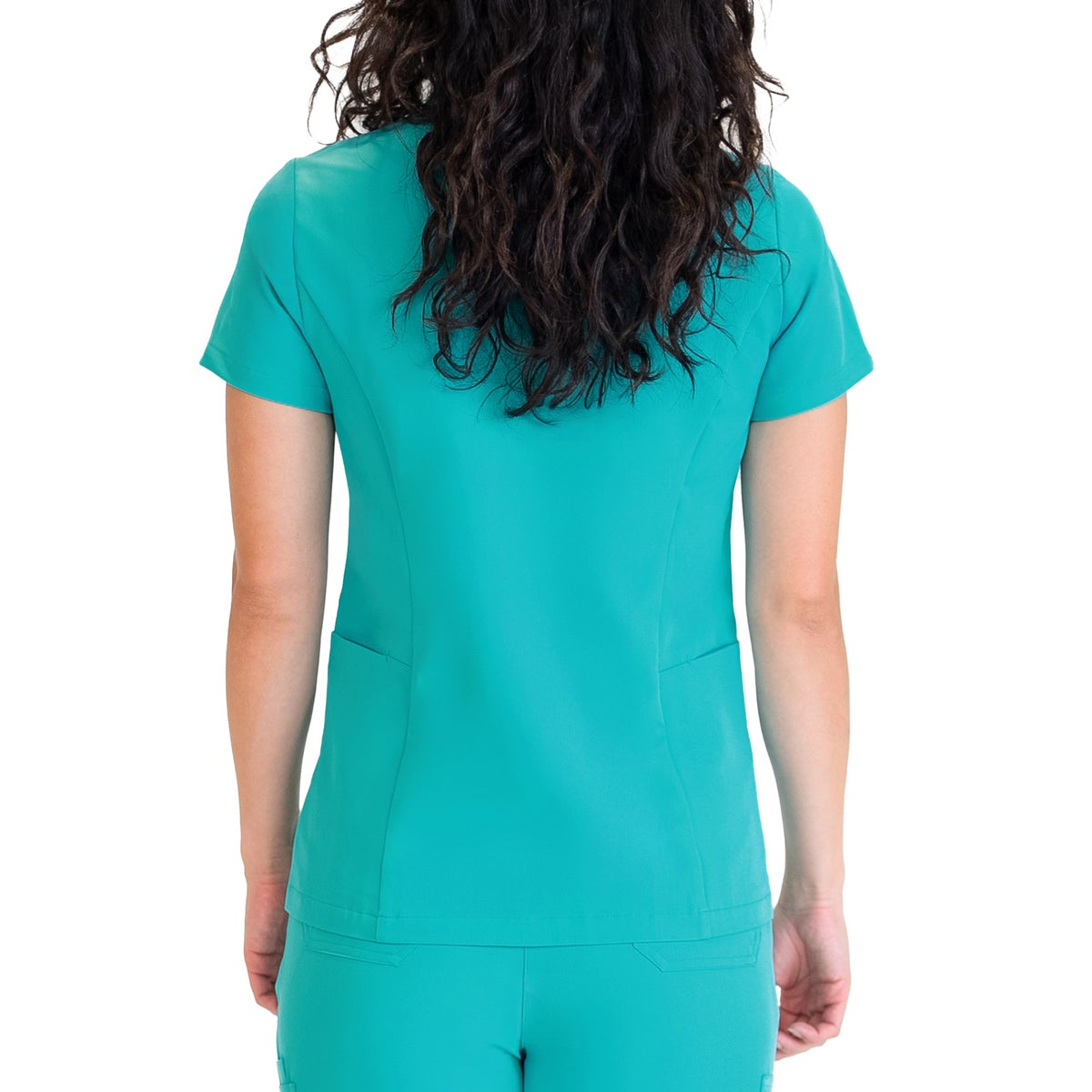 Frontline Women's Two Pocket V-Neck Scrub Top