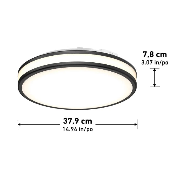 Artika Hemisphere Flush Mount Light