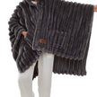 Frye Plush Faux Fur Wearable Throw