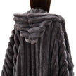Frye Plush Faux Fur Wearable Throw
