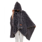 Frye Plush Faux Fur Wearable Throw