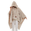 Frye Plush Faux Fur Wearable Throw