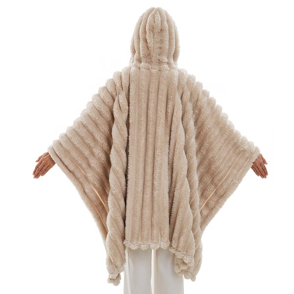 Frye Plush Faux Fur Wearable Throw
