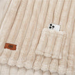 Frye Plush Faux Fur Wearable Throw