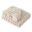 Frye Plush Faux Fur Wearable Throw