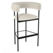 Amisco Julius Counter Stool Black Metal Frame