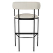 Amisco Julius Counter Stool Black Metal Frame