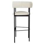 Amisco Julius Counter Stool Black Metal Frame