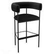 Amisco Julius Counter Stool Black Metal Frame