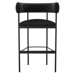 Amisco Julius Counter Stool Black Metal Frame