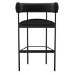 Amisco Julius Counter Stool Black Metal Frame