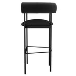 Amisco Julius Counter Stool Black Metal Frame