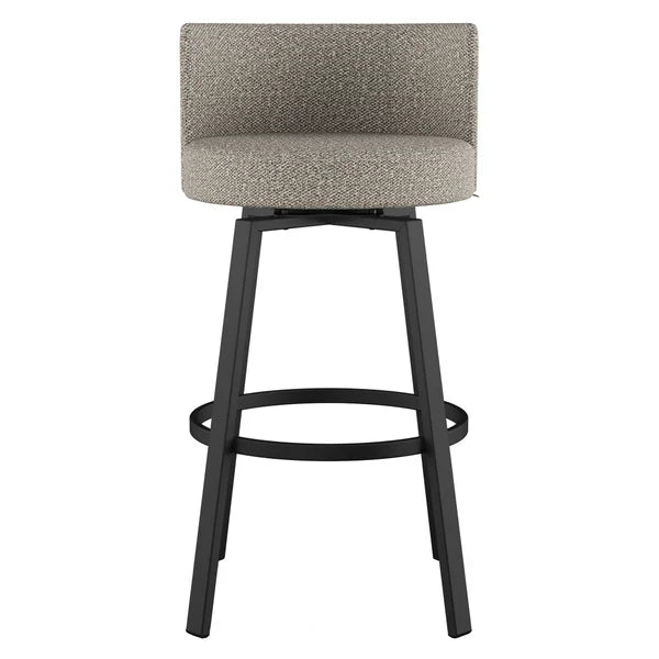 Amisco Cristina Swivel Counter Stool Black Metal Frame