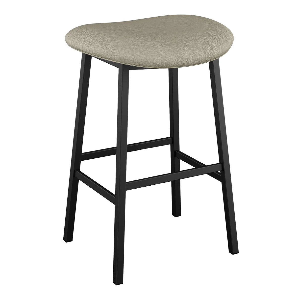 Amisco Winston Counter Stool Black Metal